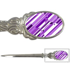 Purple Pattern Letter Openers