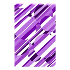 Purple Pattern Shower Curtain 48  X 72  (small)  by Valentinaart