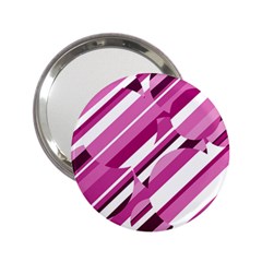 Magenta Pattern 2 25  Handbag Mirrors