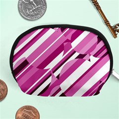 Magenta Pattern Accessory Pouches (medium)  by Valentinaart