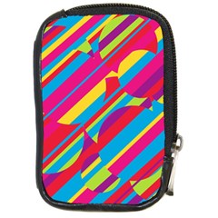 Colorful Summer Pattern Compact Camera Cases by Valentinaart