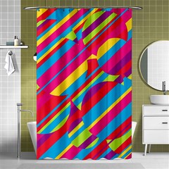 Colorful Summer Pattern Shower Curtain 48  X 72  (small)  by Valentinaart