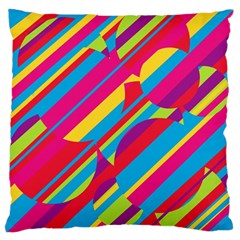 Colorful Summer Pattern Standard Flano Cushion Case (one Side) by Valentinaart