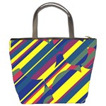 Colorful pattern Bucket Bags Back