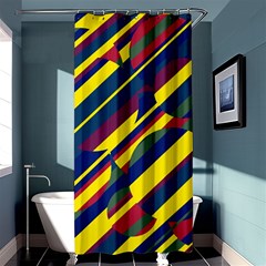 Colorful Pattern Shower Curtain 36  X 72  (stall)  by Valentinaart