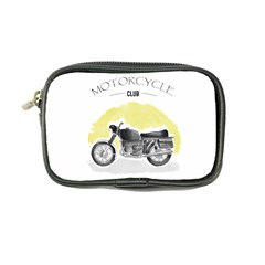 Vintage Watercolor Motorcycle Coin Purse by TastefulDesigns