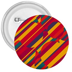 Colorful Hot Pattern 3  Buttons by Valentinaart