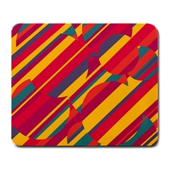 Colorful Hot Pattern Large Mousepads by Valentinaart