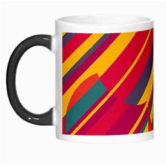 Colorful Hot Pattern Morph Mugs by Valentinaart