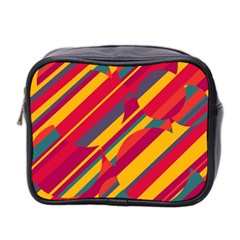 Colorful Hot Pattern Mini Toiletries Bag 2-side by Valentinaart