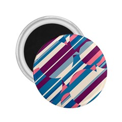 Blue And Pink Pattern 2 25  Magnets by Valentinaart