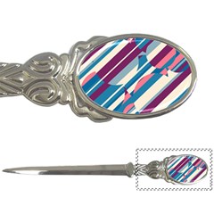 Blue And Pink Pattern Letter Openers