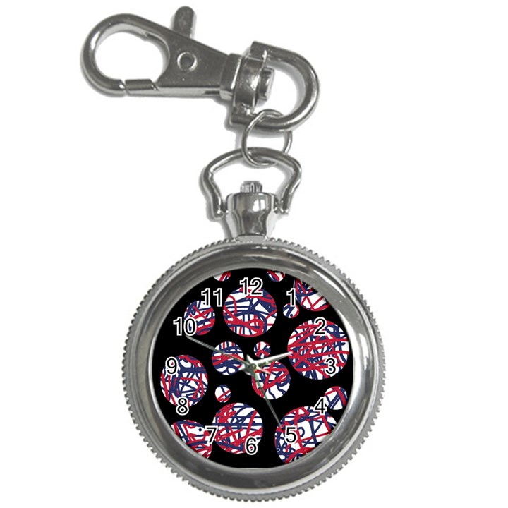 Colorful decorative pattern Key Chain Watches