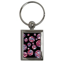 Colorful Decorative Pattern Key Chains (rectangle)  by Valentinaart