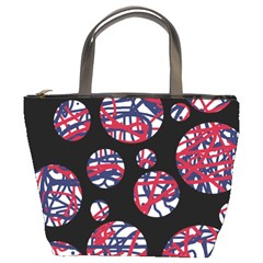 Colorful Decorative Pattern Bucket Bags by Valentinaart