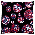 Colorful decorative pattern Large Cushion Case (Two Sides) Front