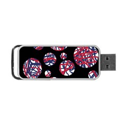 Colorful Decorative Pattern Portable Usb Flash (one Side) by Valentinaart