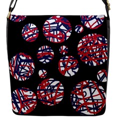 Colorful Decorative Pattern Flap Messenger Bag (s) by Valentinaart