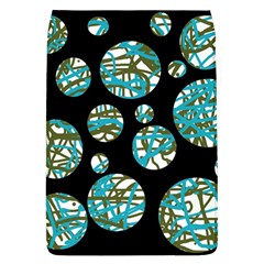 Decorative Blue Abstract Design Flap Covers (l)  by Valentinaart