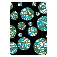 Decorative Blue Abstract Design Flap Covers (s)  by Valentinaart