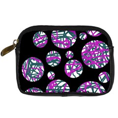 Purple Decorative Design Digital Camera Cases by Valentinaart