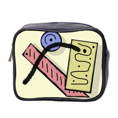 Decorative Abstraction Mini Toiletries Bag 2-side by Valentinaart