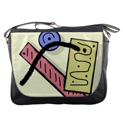 Decorative Abstraction Messenger Bags by Valentinaart