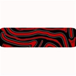 Red and black abstraction Large Bar Mats 32 x8.5  Bar Mat