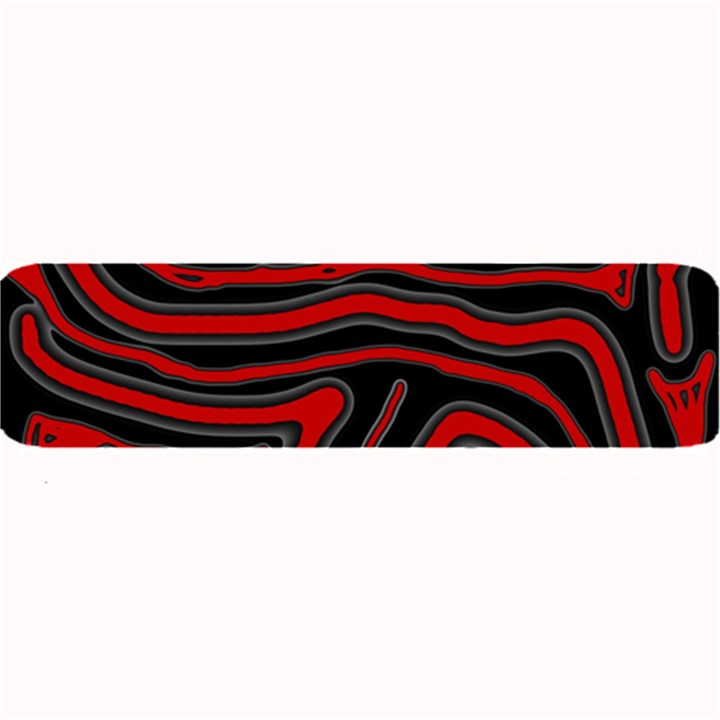 Red and black abstraction Large Bar Mats