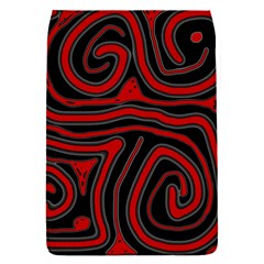 Red And Black Abstraction Flap Covers (s)  by Valentinaart