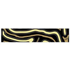 Brown Elegant Abstraction Flano Scarf (small) by Valentinaart