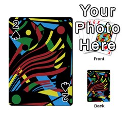 Colorful Decorative Abstrat Design Playing Cards 54 Designs 