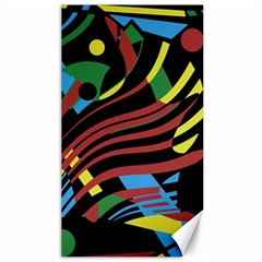 Colorful Decorative Abstrat Design Canvas 40  X 72   by Valentinaart