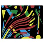 Colorful decorative abstrat design Double Sided Flano Blanket (Medium)  60 x50  Blanket Back