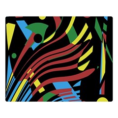 Colorful Decorative Abstrat Design Double Sided Flano Blanket (large)  by Valentinaart