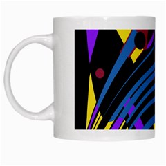 Decorative Abstract Design White Mugs by Valentinaart