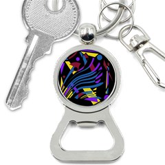 Decorative Abstract Design Bottle Opener Key Chains by Valentinaart