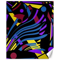 Decorative Abstract Design Canvas 16  X 20   by Valentinaart