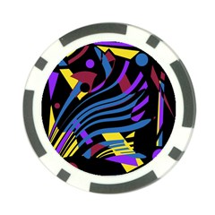 Decorative Abstract Design Poker Chip Card Guards