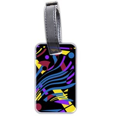 Decorative Abstract Design Luggage Tags (two Sides) by Valentinaart