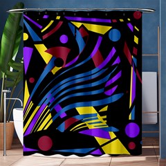 Decorative Abstract Design Shower Curtain 60  X 72  (medium)  by Valentinaart