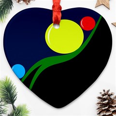 Falling Boalls Ornament (heart)  by Valentinaart