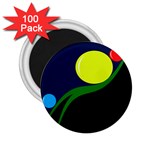 Falling boalls 2.25  Magnets (100 pack)  Front