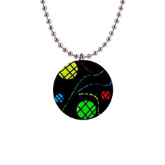 Colorful Design Button Necklaces by Valentinaart