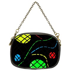 Colorful Design Chain Purses (two Sides)  by Valentinaart