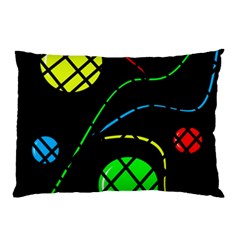 Colorful Design Pillow Case (two Sides) by Valentinaart