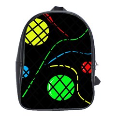 Colorful Design School Bags (xl)  by Valentinaart