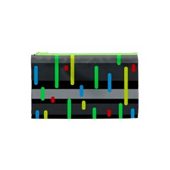 Colorful Pattern Cosmetic Bag (xs) by Valentinaart