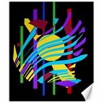 Colorful abstract art Canvas 20  x 24   19.57 x23.15  Canvas - 1