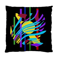 Colorful Abstract Art Standard Cushion Case (two Sides) by Valentinaart